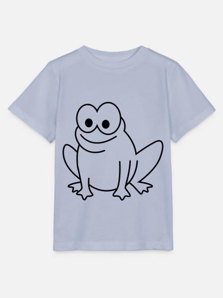 Frosch Comic Tier - Stanley/Stella Kinder T-Shirt MINI CREATOR - Lavendel-Violett