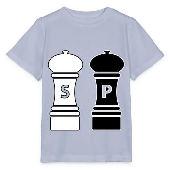 Kochen Geschenkidee Salz und Pfeffer Streuer - Stanley/Stella Kinder T-Shirt MINI CREATOR  - Lavendel-Violett - Vorne - Braiden (125cm)