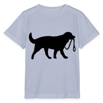 Chien en laisse - T-shirt bio MINI CREATOR Stanley/Stella Enfant - lavande-violet - Devant - Braiden (125cm)