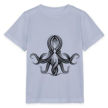 Krake Tribal Tattoo - Stanley/Stella Kinder T-Shirt MINI CREATOR  - Lavendel-Violett - Vorne - Braiden (125cm)