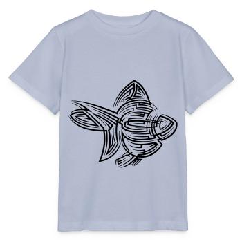 Goldfisch Tribal Tattoo - Stanley/Stella Kinder T-Shirt MINI CREATOR  - Lavendel-Violett - Vorne - Braiden (125cm)