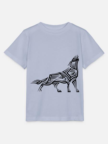 Wolf Tribal Tattoo - Stanley/Stella Kinder T-Shirt MINI CREATOR - Lavendel-Violett