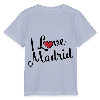 I Love Madrid - Stanley/Stella Kinder T-Shirt MINI CREATOR  - Lavendel-Violett - Vorne - Braiden (125cm)