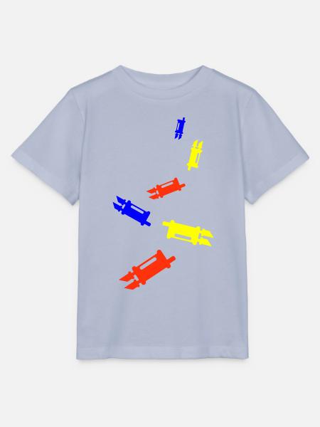 Auspuff Tuning Bunt - Stanley/Stella Kinder T-Shirt MINI CREATOR - Lavendel-Violett