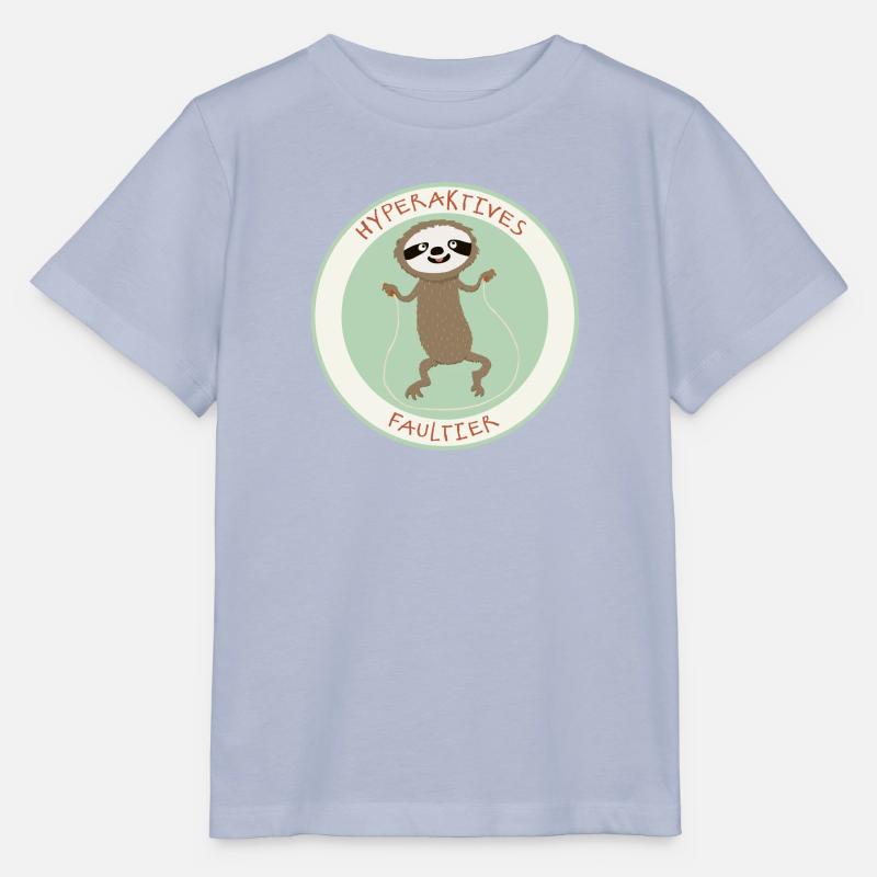 hyperaktiv Faultier - Stanley/Stella Kinder T-Shirt MINI CREATOR - Lavendel-Violett