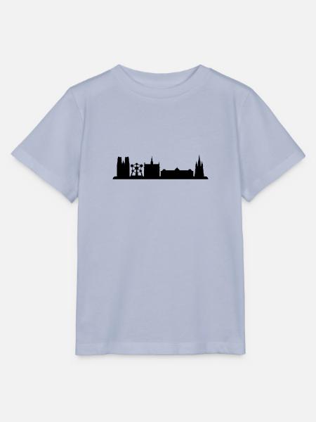 Brüssel Skyline - Stanley/Stella Kinder T-Shirt MINI CREATOR - Lavendel-Violett