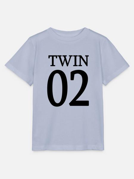Twin 01 02 Zwillinge Partnerlook Zwilling Geschenk - Stanley/Stella Kinder T-Shirt MINI CREATOR - Lavendel-Violett