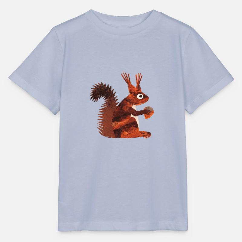 Eichhörnchen - Stanley/Stella Kinder T-Shirt MINI CREATOR  - Lavendel-Violett