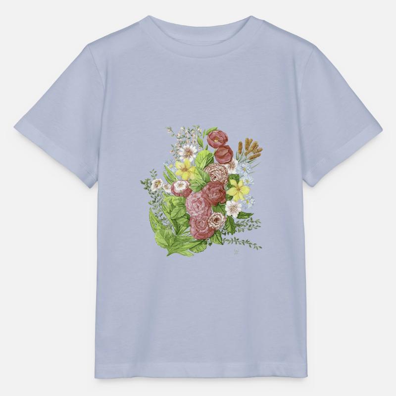 Blumen - Stanley/Stella Kinder T-Shirt MINI CREATOR  - Lavendel-Violett