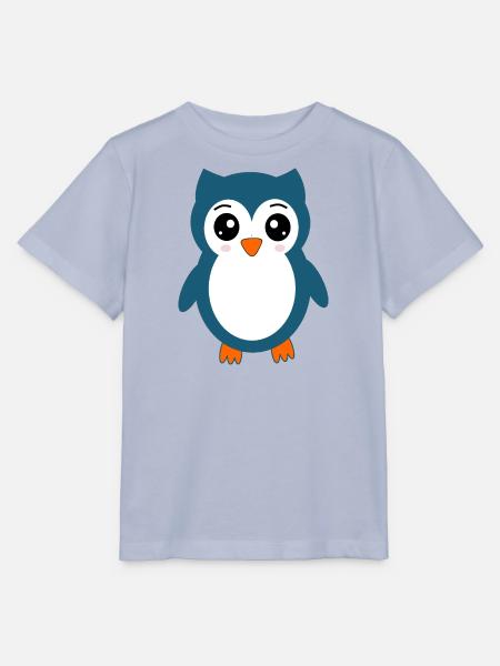 Eule blaue Eule - Stanley/Stella Kinder T-Shirt MINI CREATOR  - Lavendel-Violett