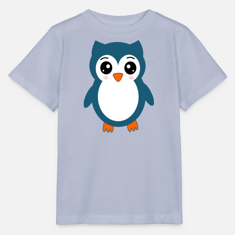 Eule blaue Eule - Stanley/Stella Kinder T-Shirt MINI CREATOR - Lavendel-Violett