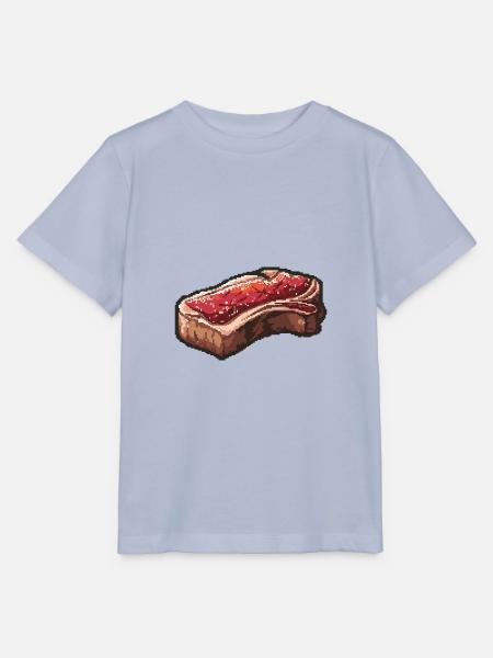 Steak Filet Pixel Gamer - Stanley/Stella Kinder T-Shirt MINI CREATOR - Lavendel-Violett