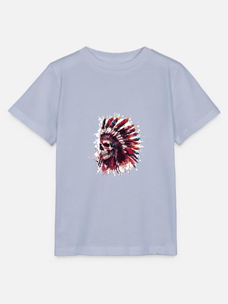 Indianer Häuptling Totenkopf - Stanley/Stella Kinder T-Shirt MINI CREATOR - Lavendel-Violett