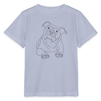 Old English Bulldog - Stanley/Stella Kinder T-Shirt MINI CREATOR  - Lavendel-Violett - Vorne - Braiden (125cm)