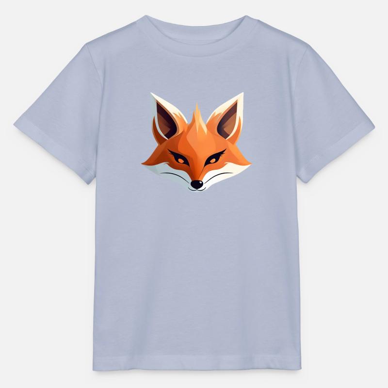 Tête de renard - T-shirt bio MINI CREATOR Stanley/Stella Enfant - lavande-violet