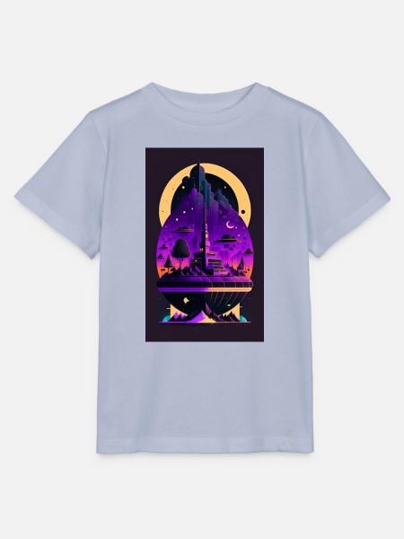 ORIGINALE KUNST - Stanley/Stella Kinder T-Shirt MINI CREATOR  - Lavendel-Violett