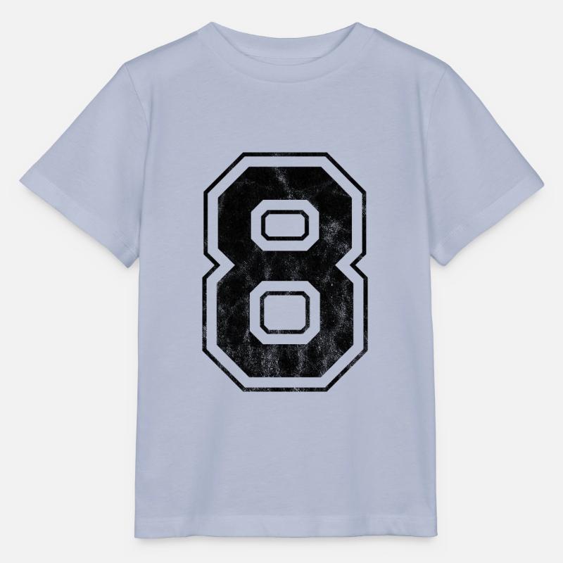 Nummer 8 - Stanley/Stella Kinder T-Shirt MINI CREATOR  - Lavendel-Violett