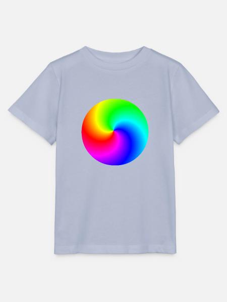 Spirale Regenbogen bunt Geschenkidee - Stanley/Stella Kinder T-Shirt MINI CREATOR - Lavendel-Violett
