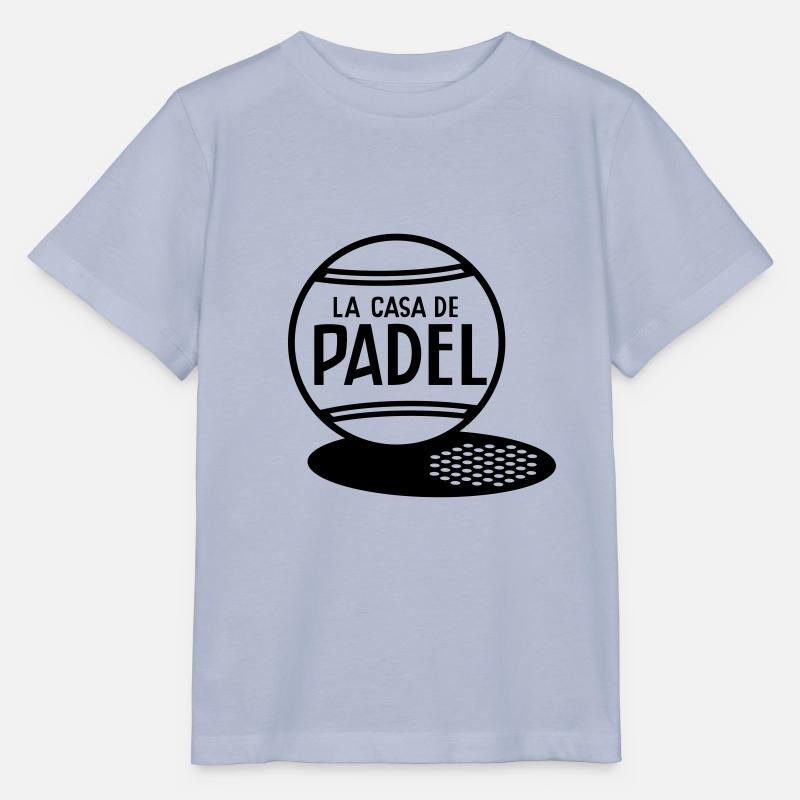 La casa de padel. Version noire - T-shirt bio MINI CREATOR Stanley/Stella Enfant - lavande-violet
