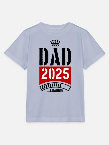 Dad 2025 Loading Papa - Stanley/Stella Kinder T-Shirt MINI CREATOR  - Lavendel-Violett