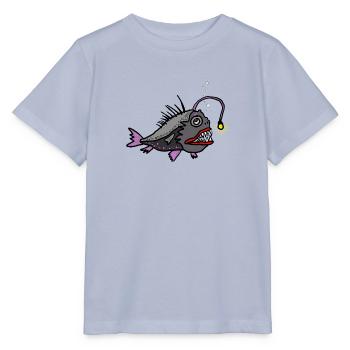 Anglerfisch - Stanley/Stella Kinder T-Shirt MINI CREATOR  - Lavendel-Violett - Vorne - Braiden (125cm)