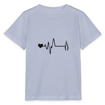 Pince Pulse Love Tool - T-shirt bio MINI CREATOR Stanley/Stella Enfant - lavande-violet - Devant - Braiden (125cm)