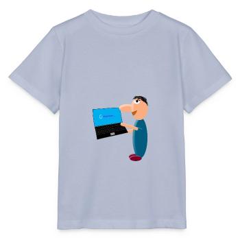 Homme patient - T-shirt bio MINI CREATOR Stanley/Stella Enfant - lavande-violet - Devant - Braiden (125cm)