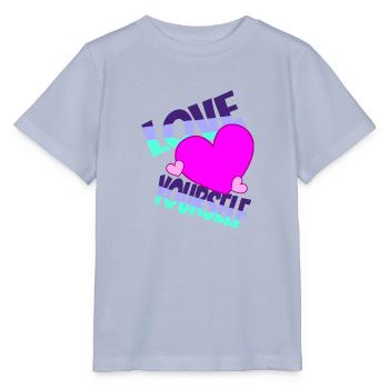 Love yourself - Stanley/Stella MINI CREATOR Kids’ T-Shirt - lavender-violet - Front - Braiden (125cm)