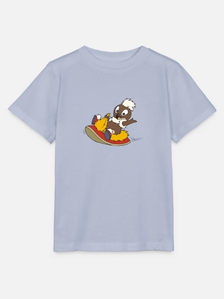 Pittiplatsch auf Pantoffel - Stanley/Stella Kinder T-Shirt MINI CREATOR - Lavendel-Violett