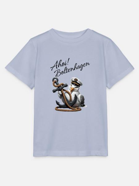 Ahoi Boltenhagen lustige Möwe mit Anker - Stanley/Stella Kinder T-Shirt MINI CREATOR  - Lavendel-Violett