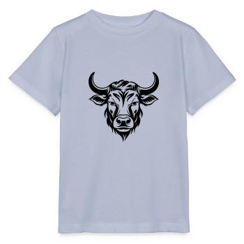 Bull Bull Head - Stanley/Stella MINI CREATOR Kids’ T-Shirt - lavender-violet - Front - Braiden (125cm)