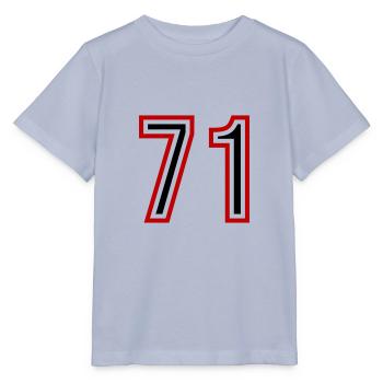 71 Number Years Jersey - Stanley/Stella MINI CREATOR Kids’ T-Shirt - lavender-violet - Front - Braiden (125cm)