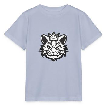 Couronne de tête de chat - T-shirt bio MINI CREATOR Stanley/Stella Enfant - lavande-violet - Devant - Braiden (125cm)