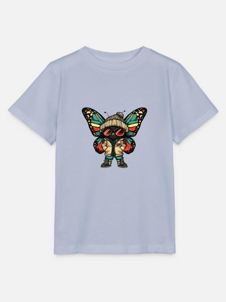 Schmetterling Winter - Stanley/Stella Kinder T-Shirt MINI CREATOR - Lavendel-Violett