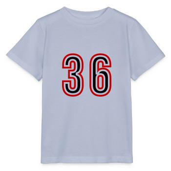 36 Number Years Jersey - Stanley/Stella MINI CREATOR Kids’ T-Shirt - lavender-violet - Front - Braiden (125cm)
