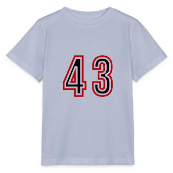 43 Number Years Jersey - Stanley/Stella MINI CREATOR Kids’ T-Shirt - lavender-violet - Front - Braiden (125cm)