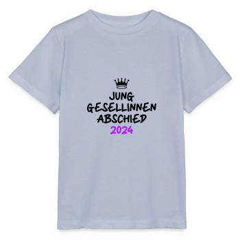 Junggesellinnenabschied 2024 Junggesellin - Stanley/Stella Kinder T-Shirt MINI CREATOR  - Lavendel-Violett - Vorne - Braiden (125cm)