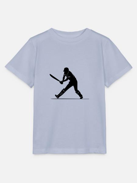 Cricket Sport Silhouette - Stanley/Stella Kinder T-Shirt MINI CREATOR - Lavendel-Violett