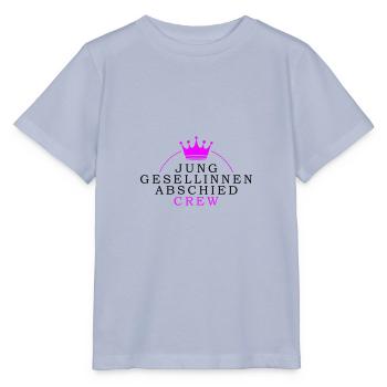 Junggesellinnenabschied Crew Junggesellin - Stanley/Stella Kinder T-Shirt MINI CREATOR  - Lavendel-Violett - Vorne - Braiden (125cm)