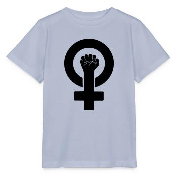 Women's Power Female Symbol | Color changeable - Stanley/Stella MINI CREATOR Kids’ T-Shirt - lavender-violet - Front - Braiden (125cm)