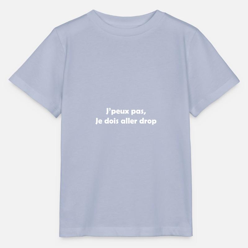 J'peux pas, je dois aller drop ! - T-shirt bio MINI CREATOR Stanley/Stella Enfant - lavande-violet