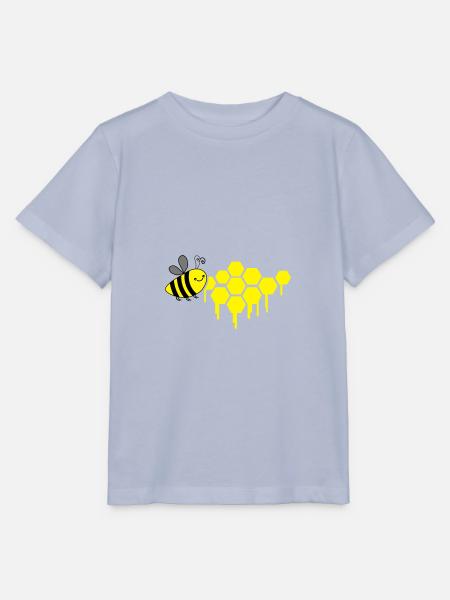 honigwaben biene - Stanley/Stella Kinder T-Shirt MINI CREATOR - Lavendel-Violett