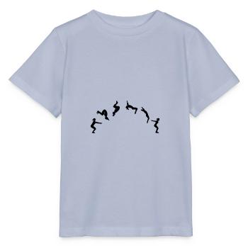 Gymnastics, backflip - Stanley/Stella MINI CREATOR Kids’ T-Shirt - lavender-violet - Front - Braiden (125cm)
