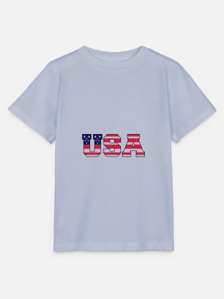 usa design 3 - Stanley/Stella Kinder T-Shirt MINI CREATOR  - Lavendel-Violett