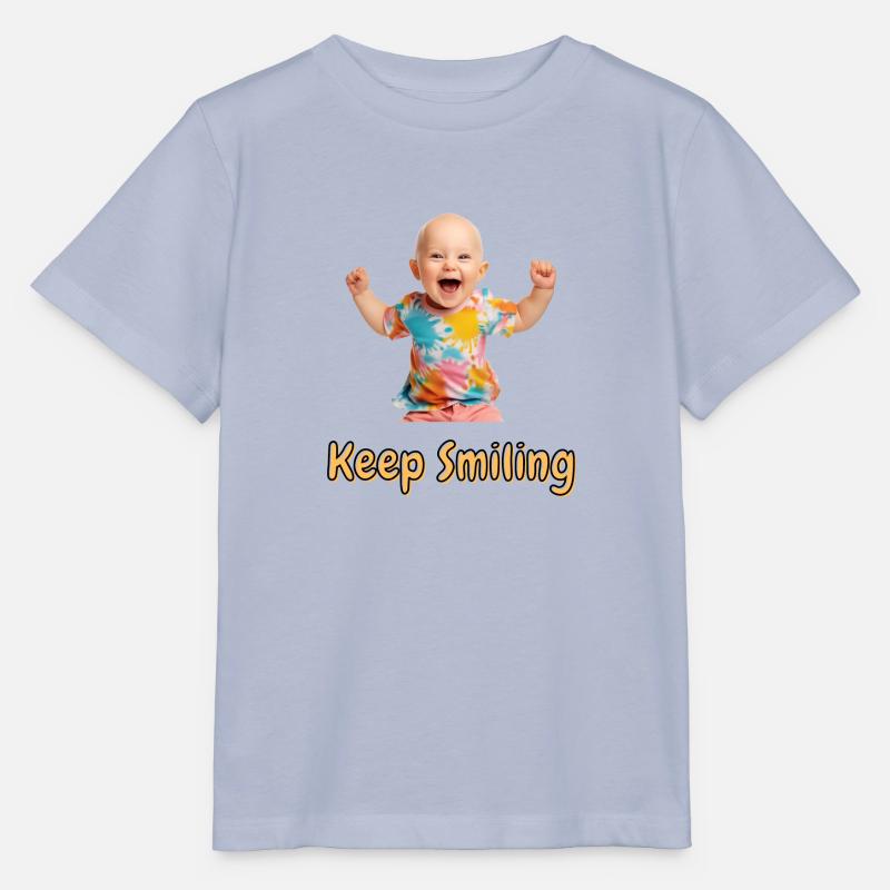 Keep Smiling - Stanley/Stella Kinder T-Shirt MINI CREATOR  - Lavendel-Violett