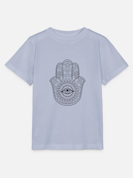 Hamsa Mandala - Stanley/Stella Kinder T-Shirt MINI CREATOR  - Lavendel-Violett