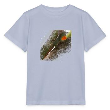 Conspicuous lizard waves with its throat sac - Stanley/Stella MINI CREATOR Kids’ T-Shirt - lavender-violet - Front - Braiden (125cm)
