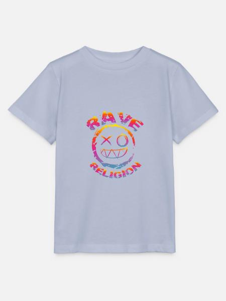 Raving Religion Techno Edm Trance Festival Outfit - Stanley/Stella Kinder T-Shirt MINI CREATOR  - Lavendel-Violett