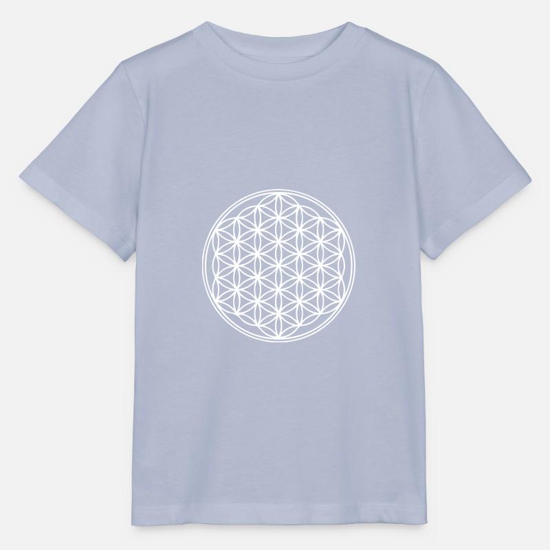 LEBENSBLUME WHITE - Stanley/Stella Kinder T-Shirt MINI CREATOR  - Lavendel-Violett