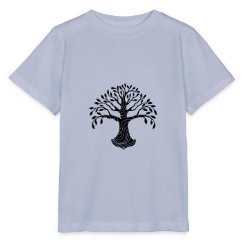 tree of Life - Stanley/Stella MINI CREATOR Kids’ T-Shirt - lavender-violet - Front - Braiden (125cm)